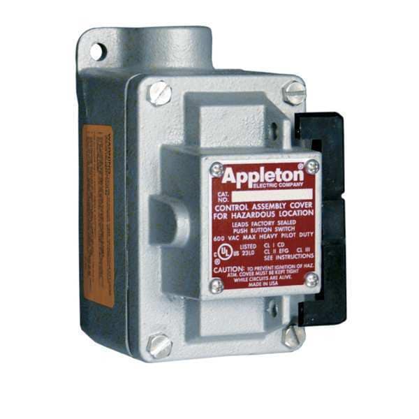 Control Station, 1 In, 1 Gang, 10A @ 600V