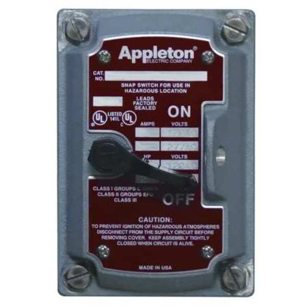 Cover/Chamber/Switch, 3-Way, 1Gang, 30A