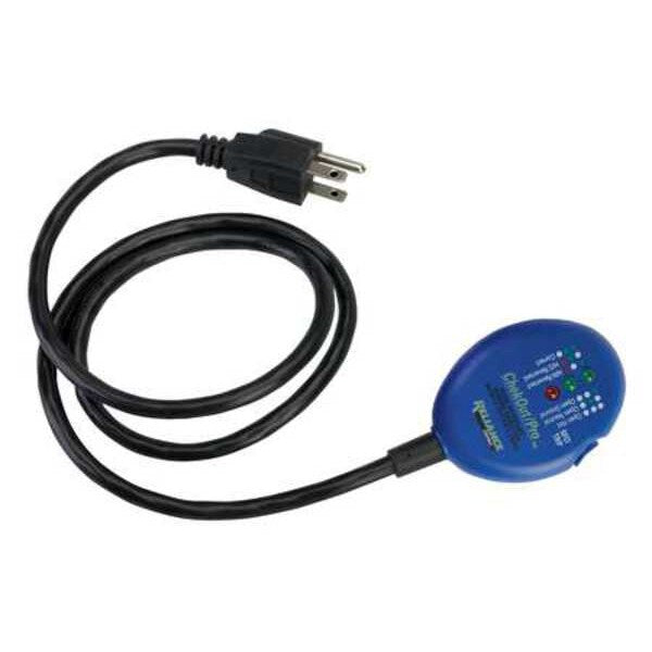 Receptacle Tester with GFCI, 60 Hz, 120VAC