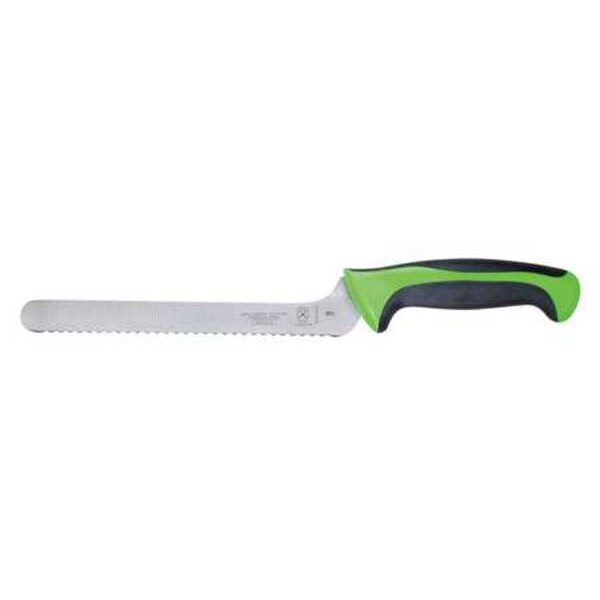 Utility Knife, Offset, Wavy Edge, 8 In, Grn