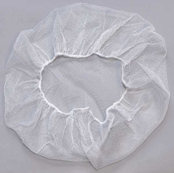 Hairnet, White, 21 In, PK1000