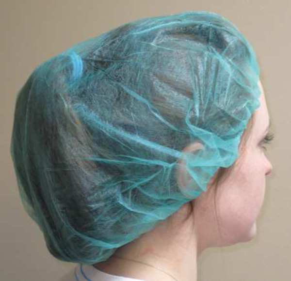 Bouffant Cap, Green, Universal, PK1000
