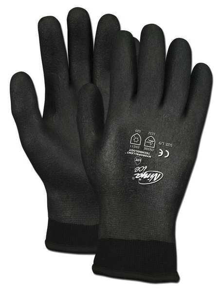 Coated Gloves, XL, Black, PR