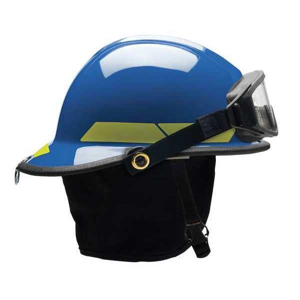 Fire Helmet, Blue, Fiberglass