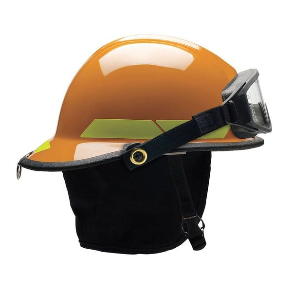 Fire Helmet, Orange, Fiberglass