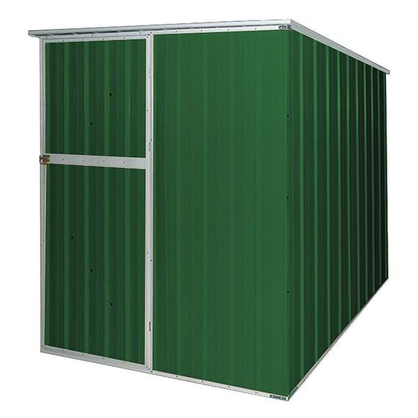175 cu ft Steel Outdoor Storage Shed, Green