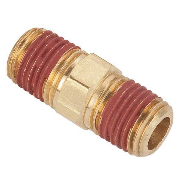 Brass Hex Nipple, MNPT, 1/2