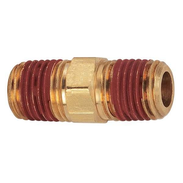 Brass Reducing Nipple, MNPT, 3/8