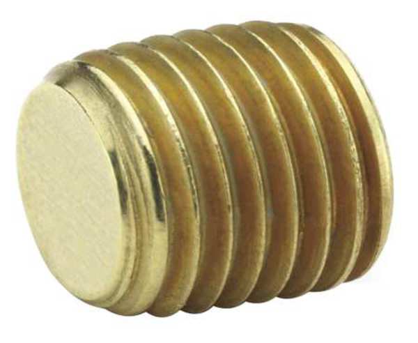 Brass Countersink Plug, MNPT, 1/8