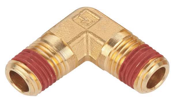 Brass Male Elbow, 90 Degrees, MNPT, 1/2