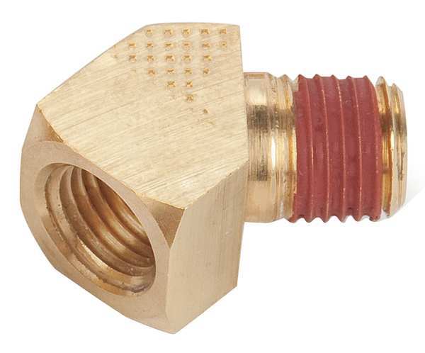 Brass Street Elbow, 45 Degrees, FNPT x MNPT, 3/4