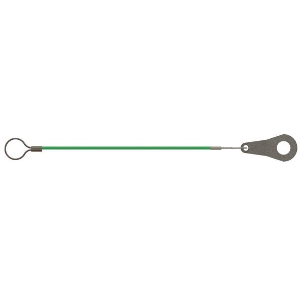 Tool Lanyard, 12 In. L, Stainless Steel