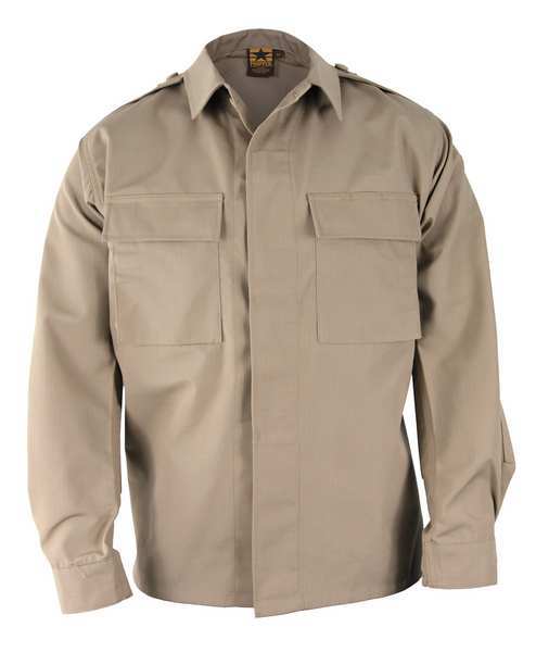 Long Sleeve Shirt, Khaki, S Reg