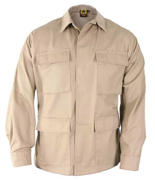 Khaki Polyester/Cotton Military Coat size M