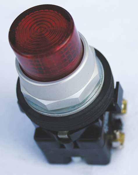 Illuminated Push Button, 30 mm, 1NO/1NC, Red