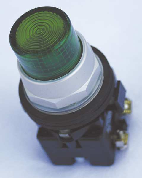 Illuminated Push Button, 30 mm, 2NO/2NC, Green