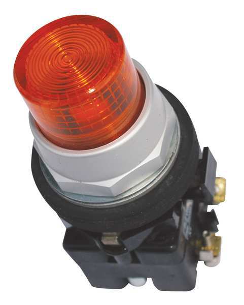 Pilot Light Complete Unit, LED, Amber
