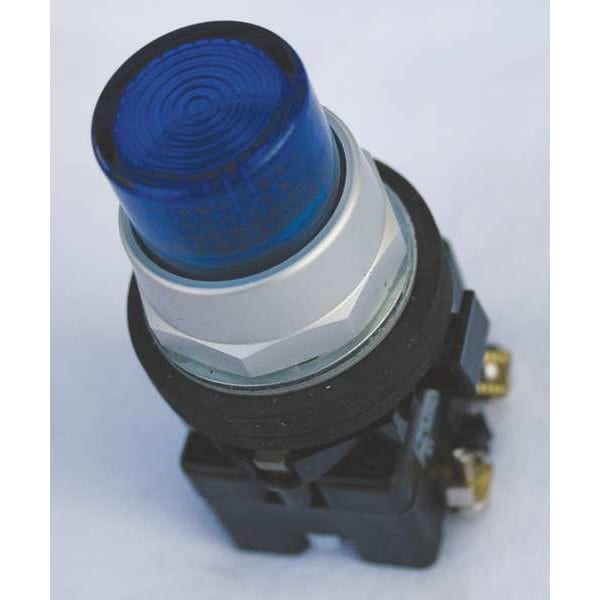 Illuminated Push Button Operator, 30 mm, Blue