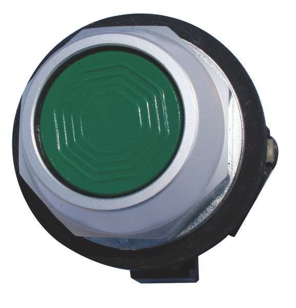Non-Illuminated Push Button, 30 mm, 2NO/2NC, Green