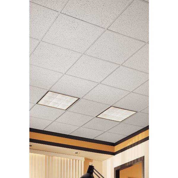 Cortega Ceiling Tile, 24 in W x 24 in L, 16 PK