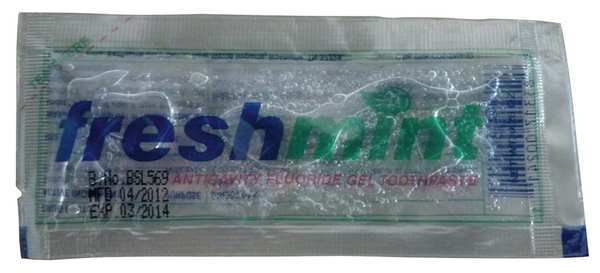 Individual Packet Toothpaste, PK1000