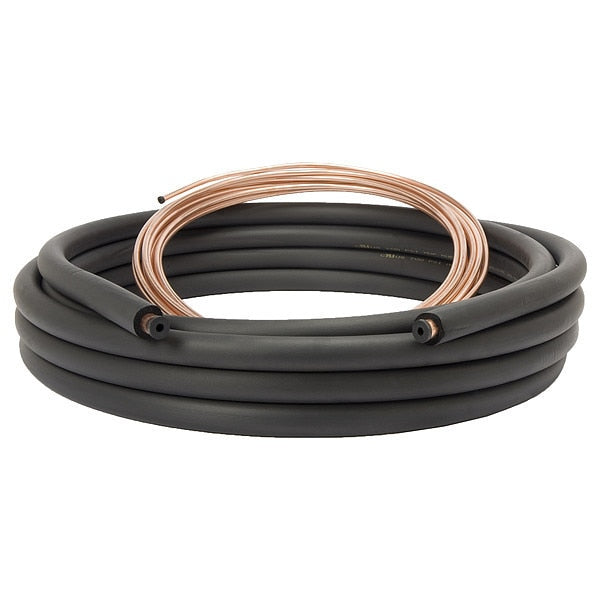 Refrigerant Line Set, Copper Roll, L 30 Ft