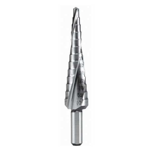 Step Drill Size 2, 1/8 -1/2