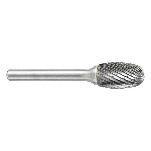 Carbide Bur, Oval, 1/2in., Double Cut