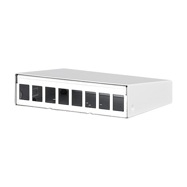 RJ45 Housing, White, 1.718