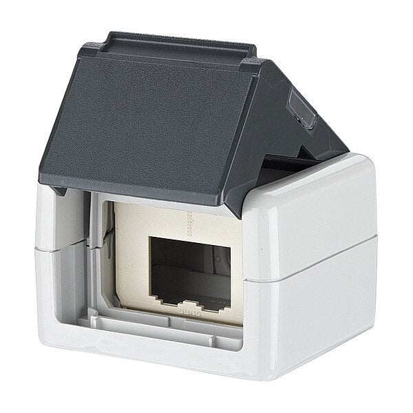RJ45 Housing, Gray, 2.953