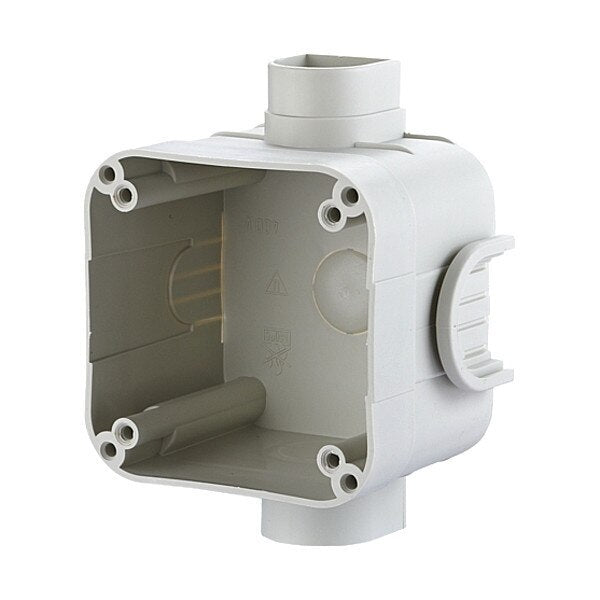 RJ45 Housing, Gray, Flush Mounting