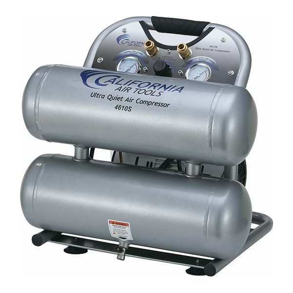 Ultra Quiet Oil-Free Air Compressor 4.6 gal 1-HP Only 60dB