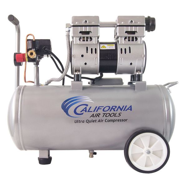 Ultra Quiet Oil-Free Air Compressor 8-gal 1-HP Only 60 db