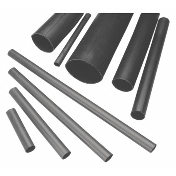 Heat Shrink Tubing, Clear, 25ft., 1/2