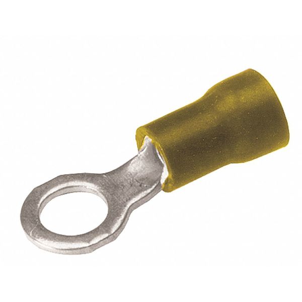 12-10 AWG Vinyl Fork Terminal #4, #6 Stud