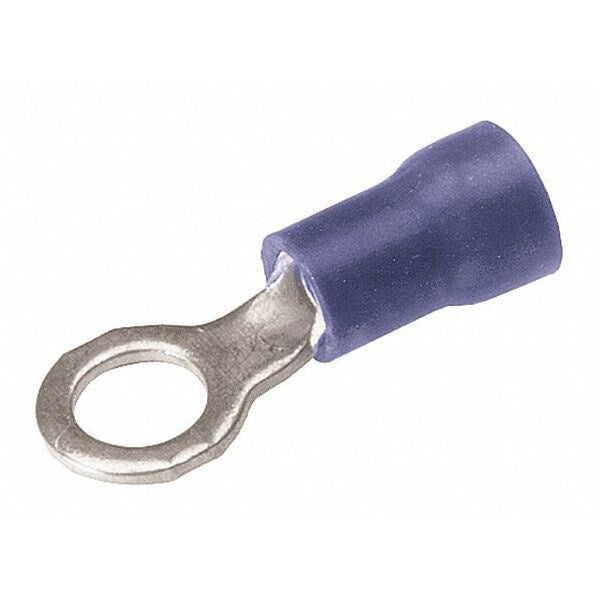 16-14 AWG Vinyl Ring Terminal #6, #8 Stud