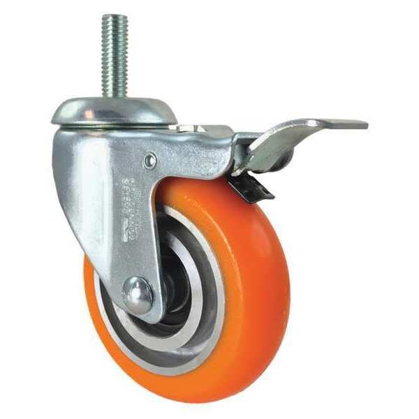 Swivel Stem Caster, Threaded, TotalLock, 4