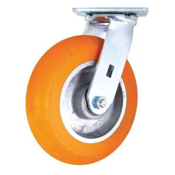 Swivel Plate Caster, Load Rating 1250, 8