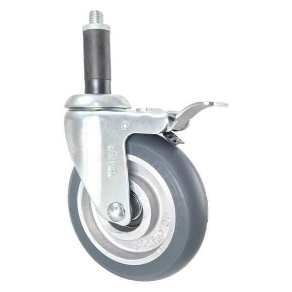 Swivel Stem Caster, w/Brake, Total Lock, 5