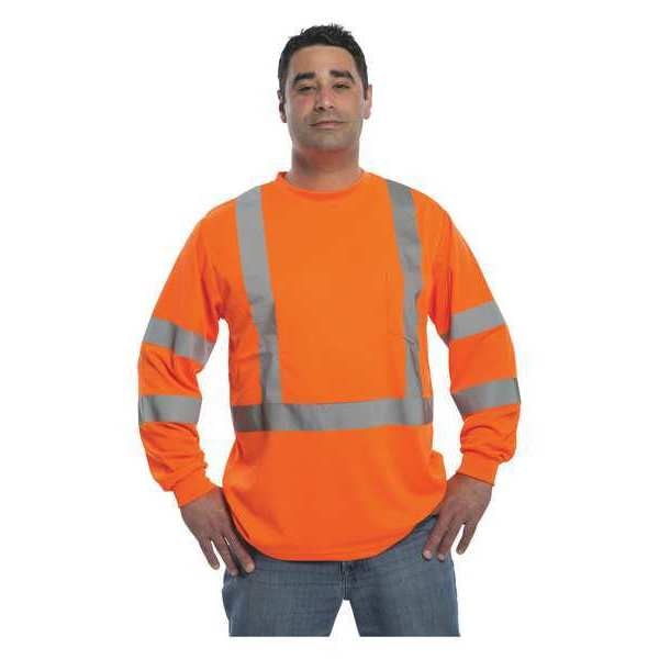 Class 3 L/S Birds Eye Pique T, 3XL