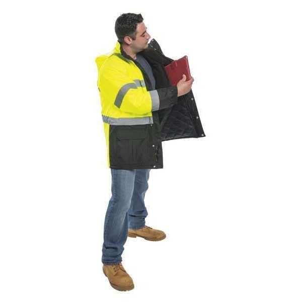 High-visibility Polyester Hi-Vis Parka size 2XL