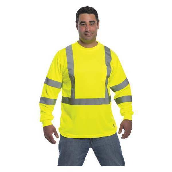 Class 3 L/S Birds Eye Pique T, 4XL