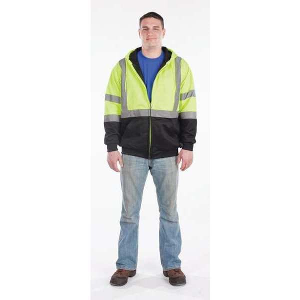Class 3 Zip Hooded, Softshell, Tall, 3XL