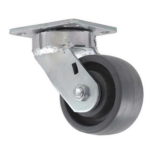 Swivel Plate Caster, CC Nylex, Gray, 4