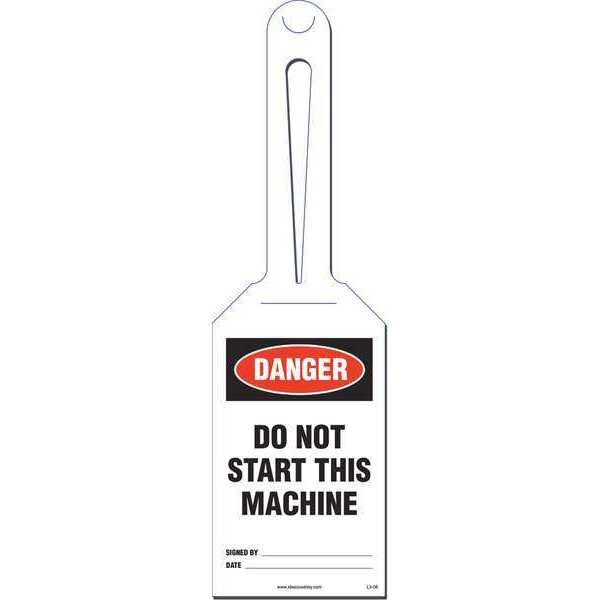 Do not Start Loop Safety Tag, PK10