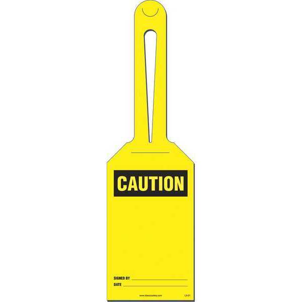 Caution Loop Safety Tag, PK10