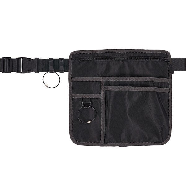 Apron Pouch, Black, 10 in Overall L