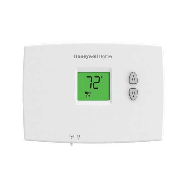Low Voltage Thermostat, 1 H Hardwired/Battery, 20 to 30V AC