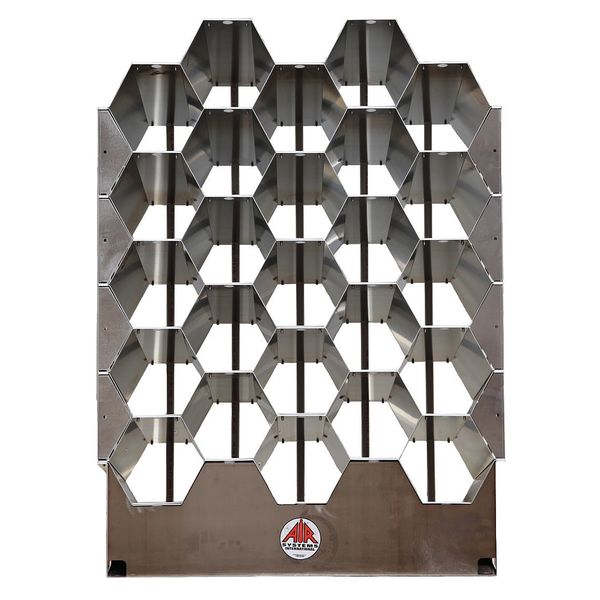 Air Cylinder Rack, Silver, Aluminum