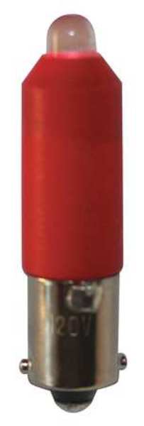 Miniature LED Bulb, 24 Volts, Red